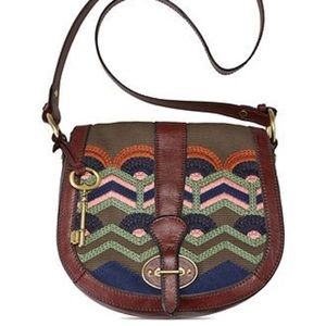 ISO Fossil Vintage Reissue Embroidered Crossbody